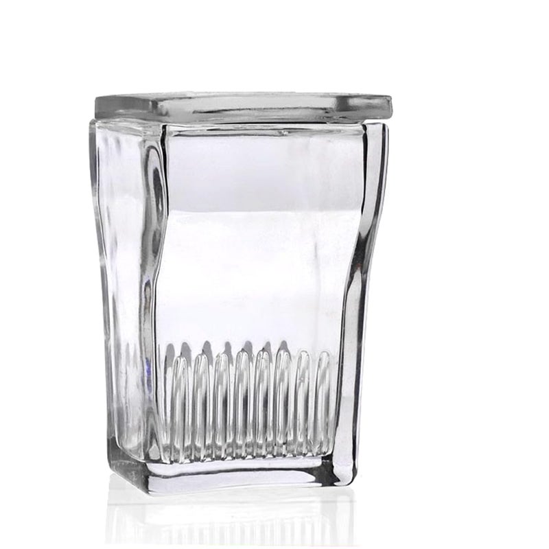 Dinglab Glass Coplin Jar with Lid,Microscope Slide Staining Kit for Lab,Slide Staining Trough,Lab Grade Staining Equipment, Microscope Accessories (9 Slides Capacity) - Image 1